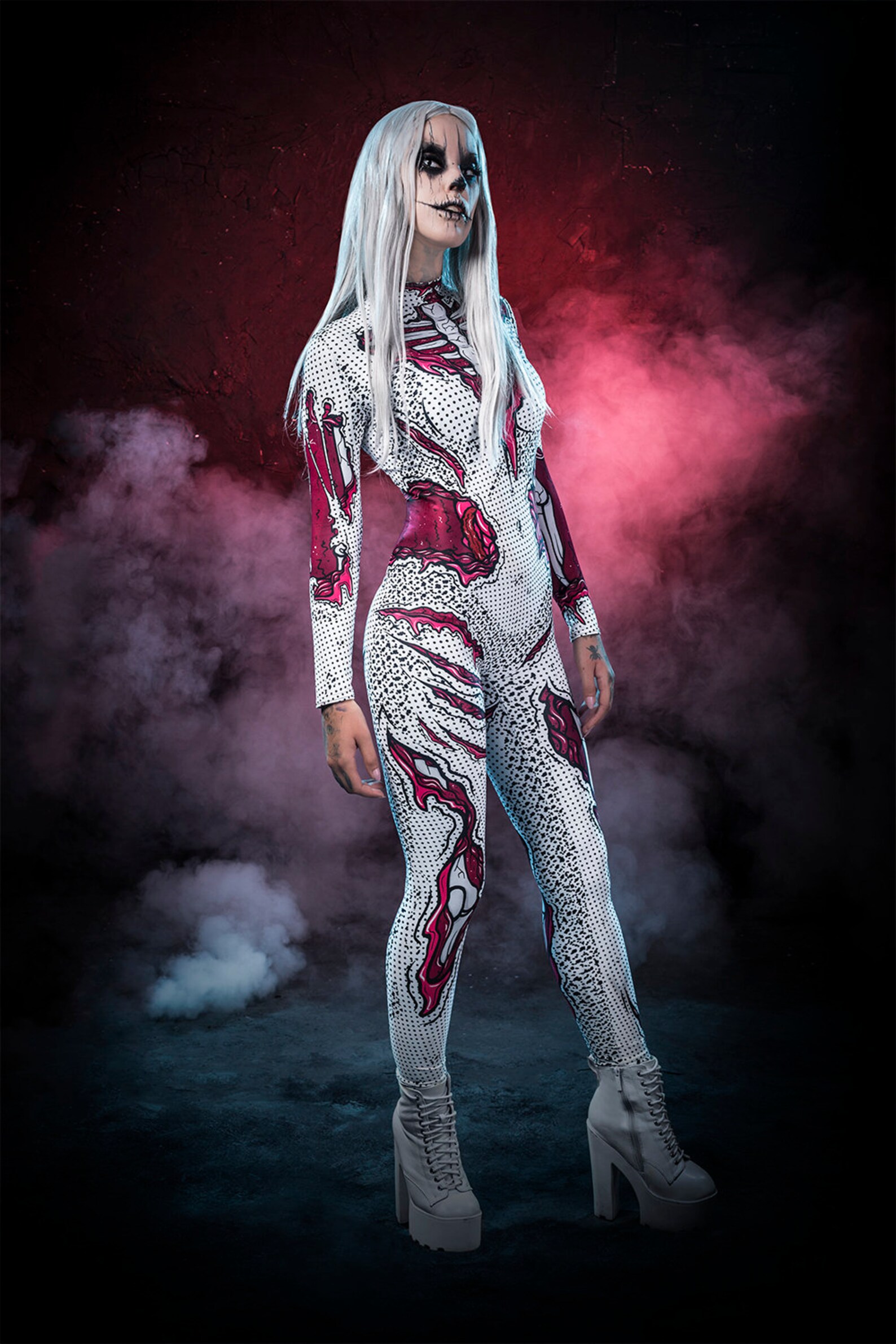 Zombie Costume Women Zombie Costume Adult Post Apocalyptic Etsy