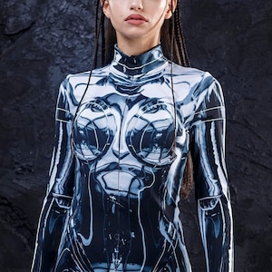 Cyberpunk Costume, Festival Costumes Women, Robot Costume, Rave Costumes Women, Cosplay Costume Women, Cyberpunk Clothing Women, BADINKA