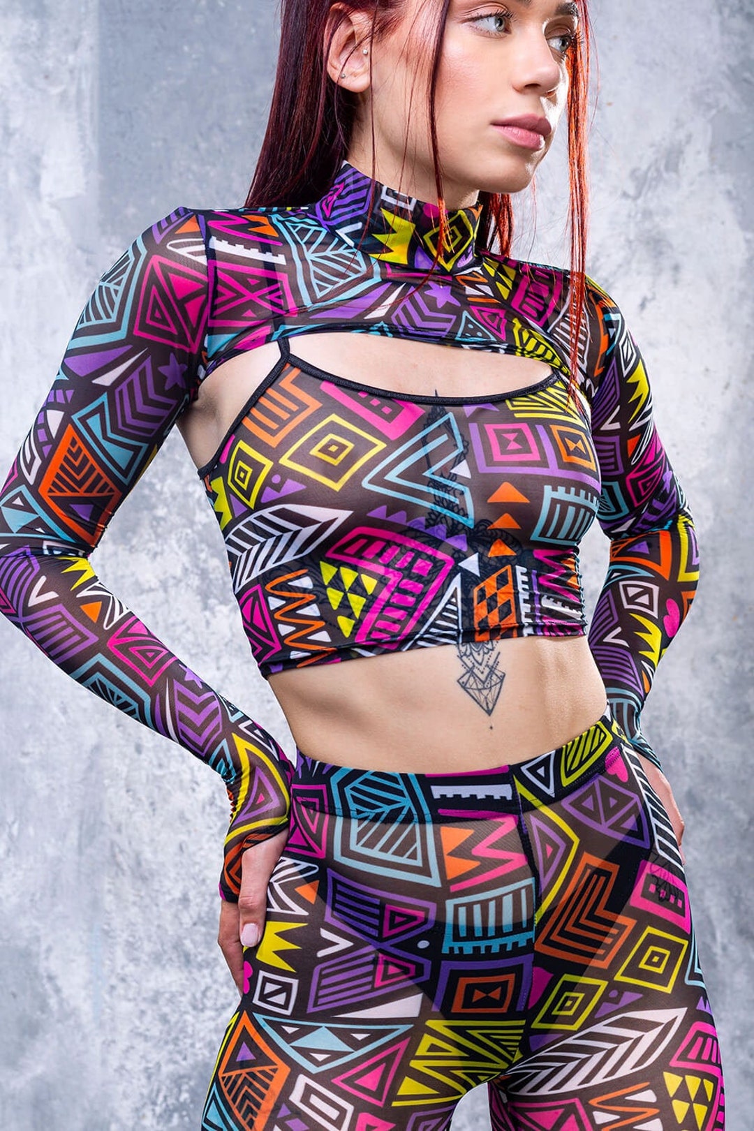 ★andar★ Non-free shirring long sleeve crop top with built- il_1080xN.3269432885_drs5.jpg