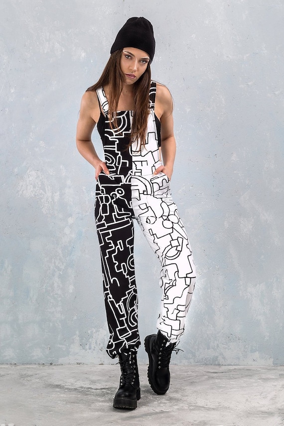 black festival jumpsuit