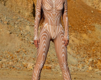 Festivalkostuum vrouw, Burning Man-kostuum, rave mesh sexy kostuum, party mesh-kostuum, festival mesh bodysuit vrouwen, mesh bodysuit vrouw, mesh bodysuit vrouw