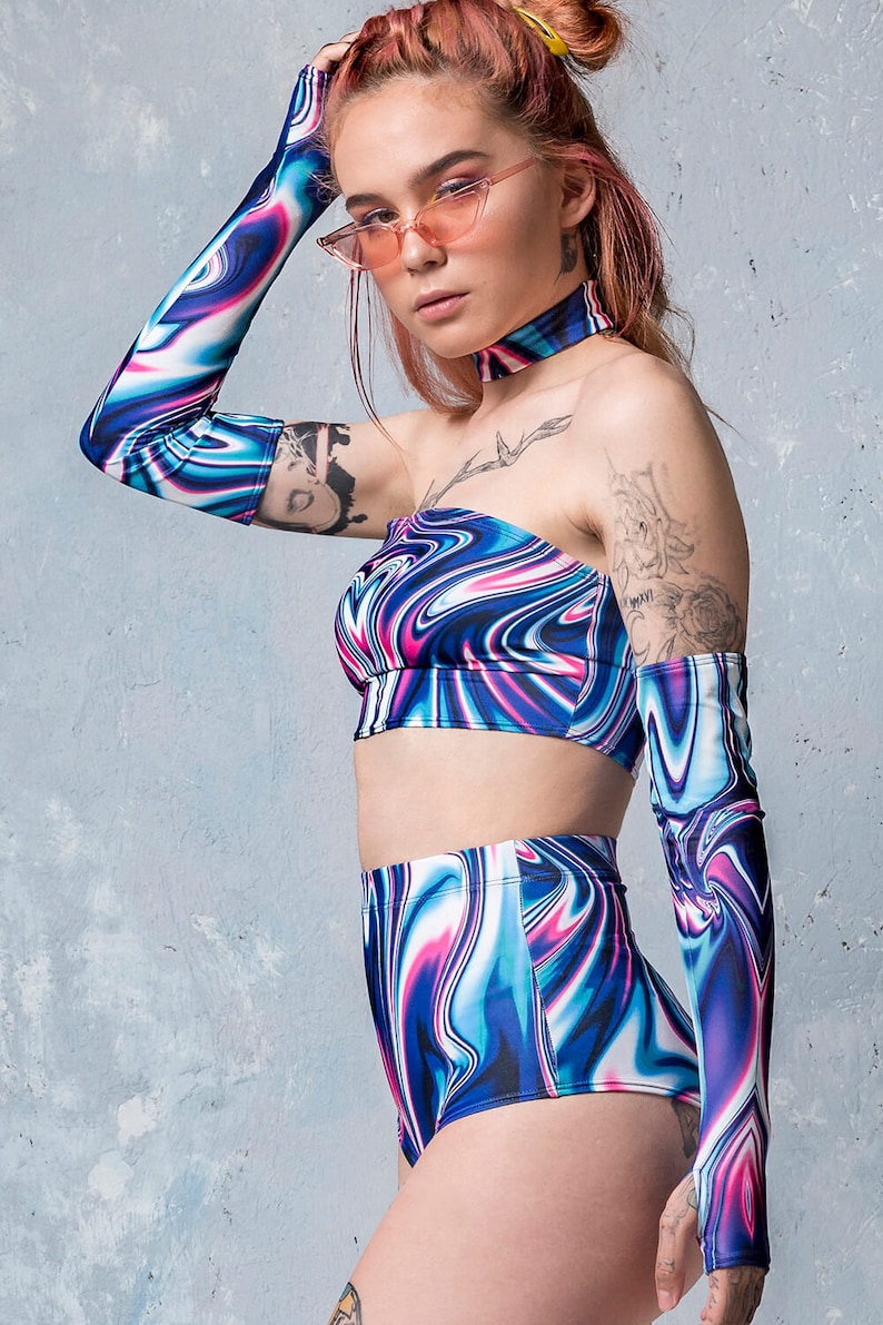 Rave Set Women Rave Clothing Rave Clothes Festival Outfit Etsy