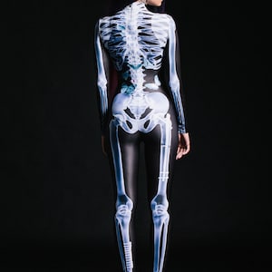 Skeleton Costume, Halloween Costumes, Halloween Adult Costume, Adult Halloween Costume, Womens Halloween Costume, Cosplay Costume, BADINKA image 4