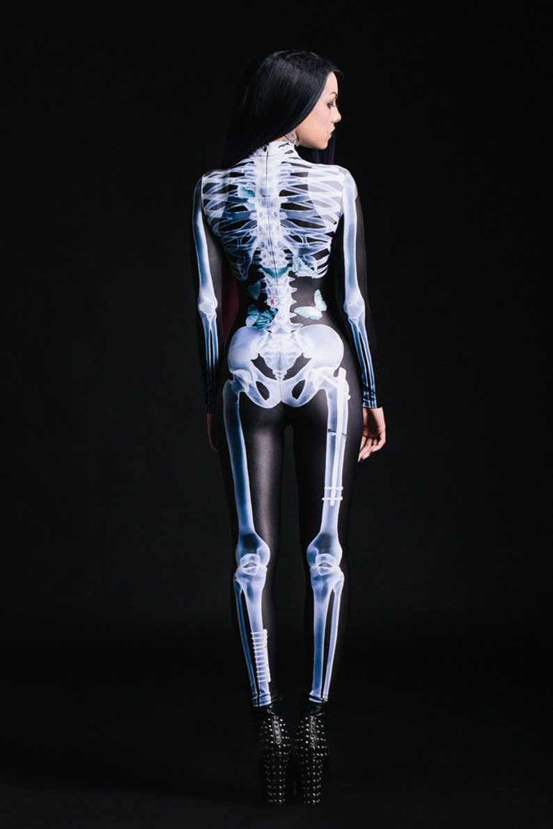 Skeleton Costume, Halloween Costumes, Halloween Adult Costume, Adult Halloween Costume, Womens Halloween Costume, Cosplay Costume, BADINKA image 4