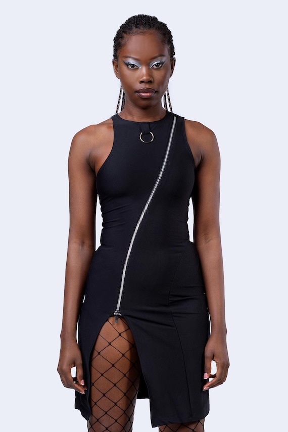black cut out festival dress Romany Cut-Out Waist Maxi Dress Black main image 1