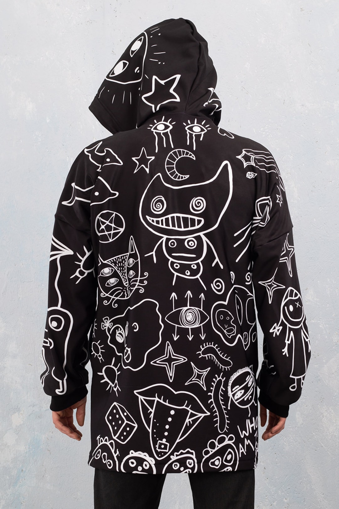 Abstract Wavy Psychedelic Women's Hoodie