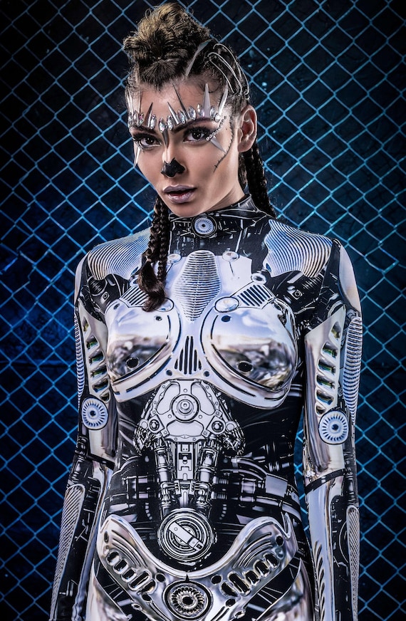 Cyborg Costume, Halloween Costume Women, Robot Costume Women, Womens Halloween Costume, Costumes for Women, Couple Costumes, Robot Costume