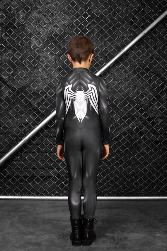 Buy Wraith of East Boys Venom Black Spiderman Costume Kids (Medium) Online  at Low Prices in India 