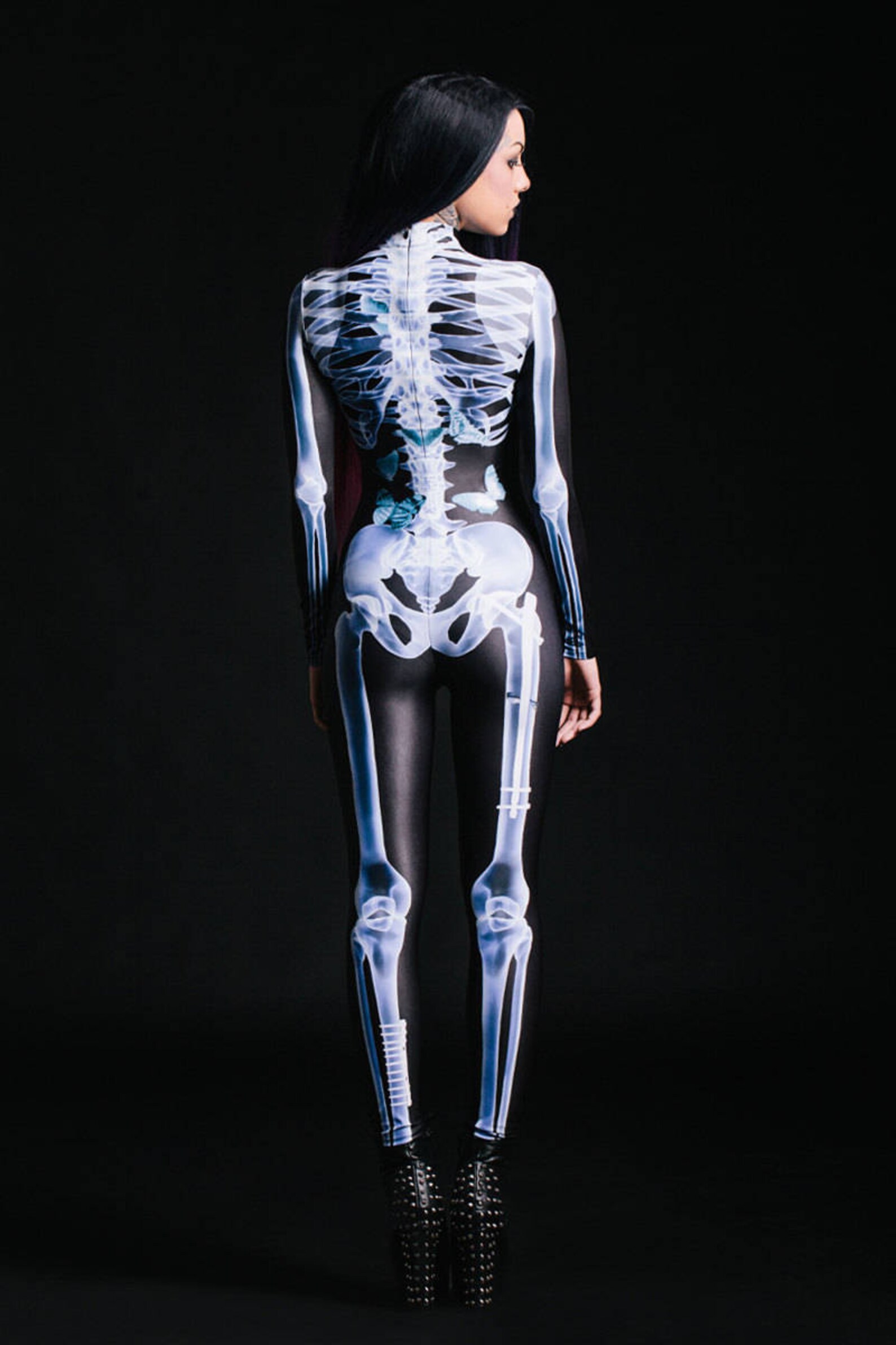 Skeleton Costume Skeleton Bodysuit Skeleton Costume Women - Etsy