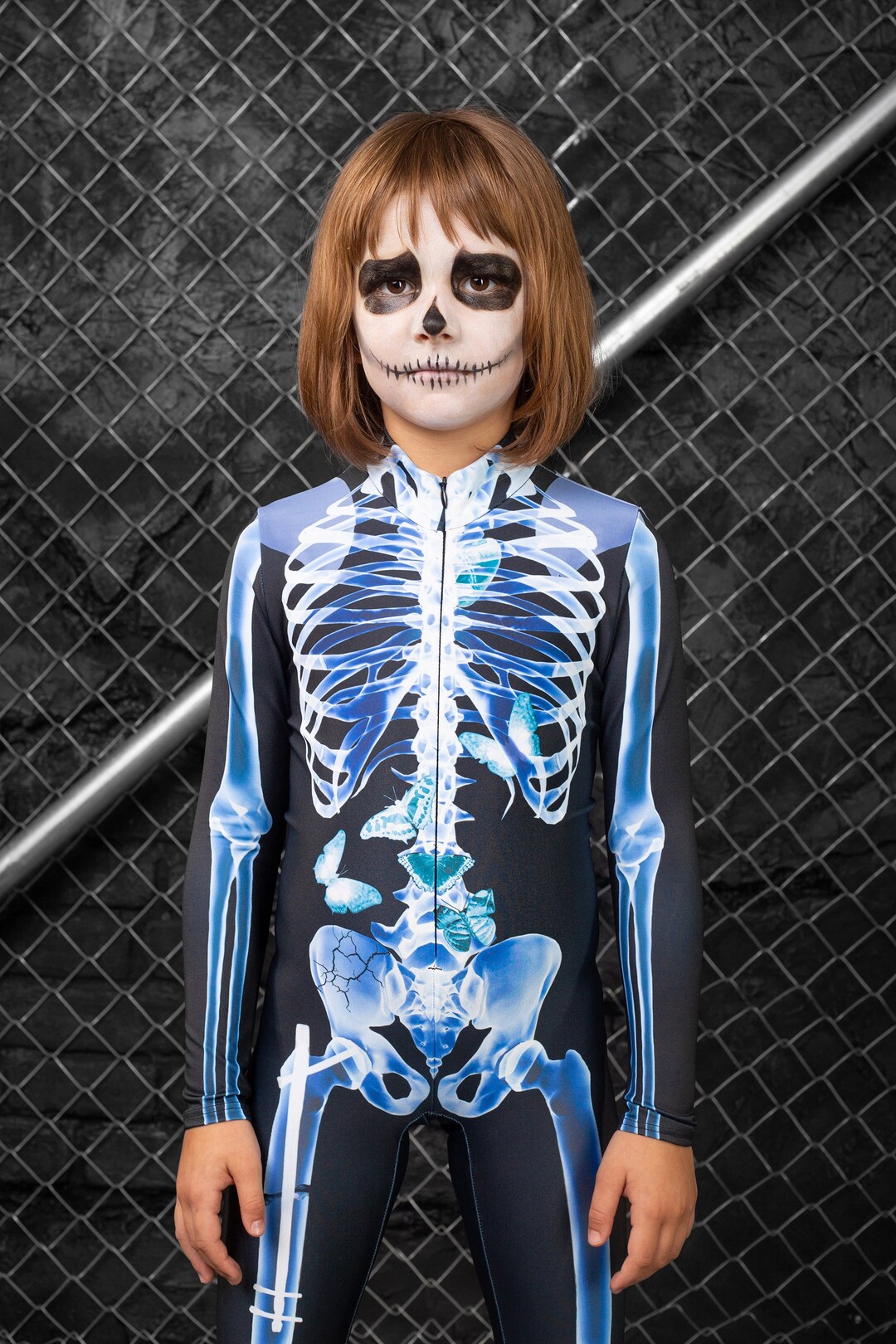 Skeleton Costume Kids Kids Skeleton Costume Girls Skeleton - Etsy