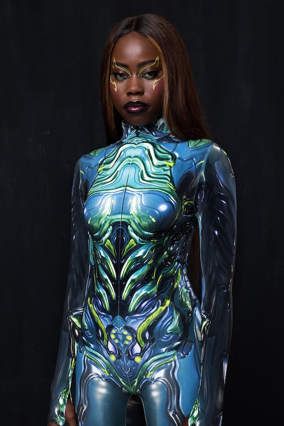 Cyborg Costume Women Alien Costume Women Halloween Costumes Women Halloween Adult Costume Halloween Costume Womens Halloween Costumes Etsy