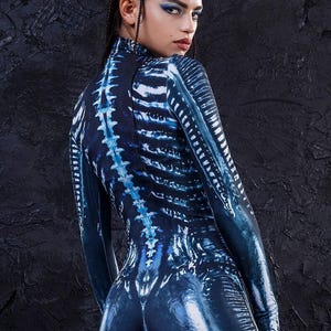 Rave Clothing Women, Festival Clothing Women, Alien Costume for Women, Sexy Cosplay Costume Women, Rave Outfit, Sexy Rave Clothes, BADINKA