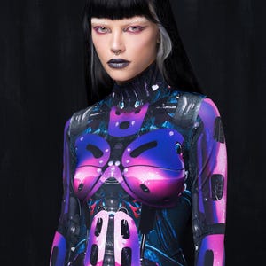Cyborg Costume, Costumes For Women, Halloween Costume For Women, Adult Costume Women, Robot Costume Women, Cyber Clothing, Halloween Outfit