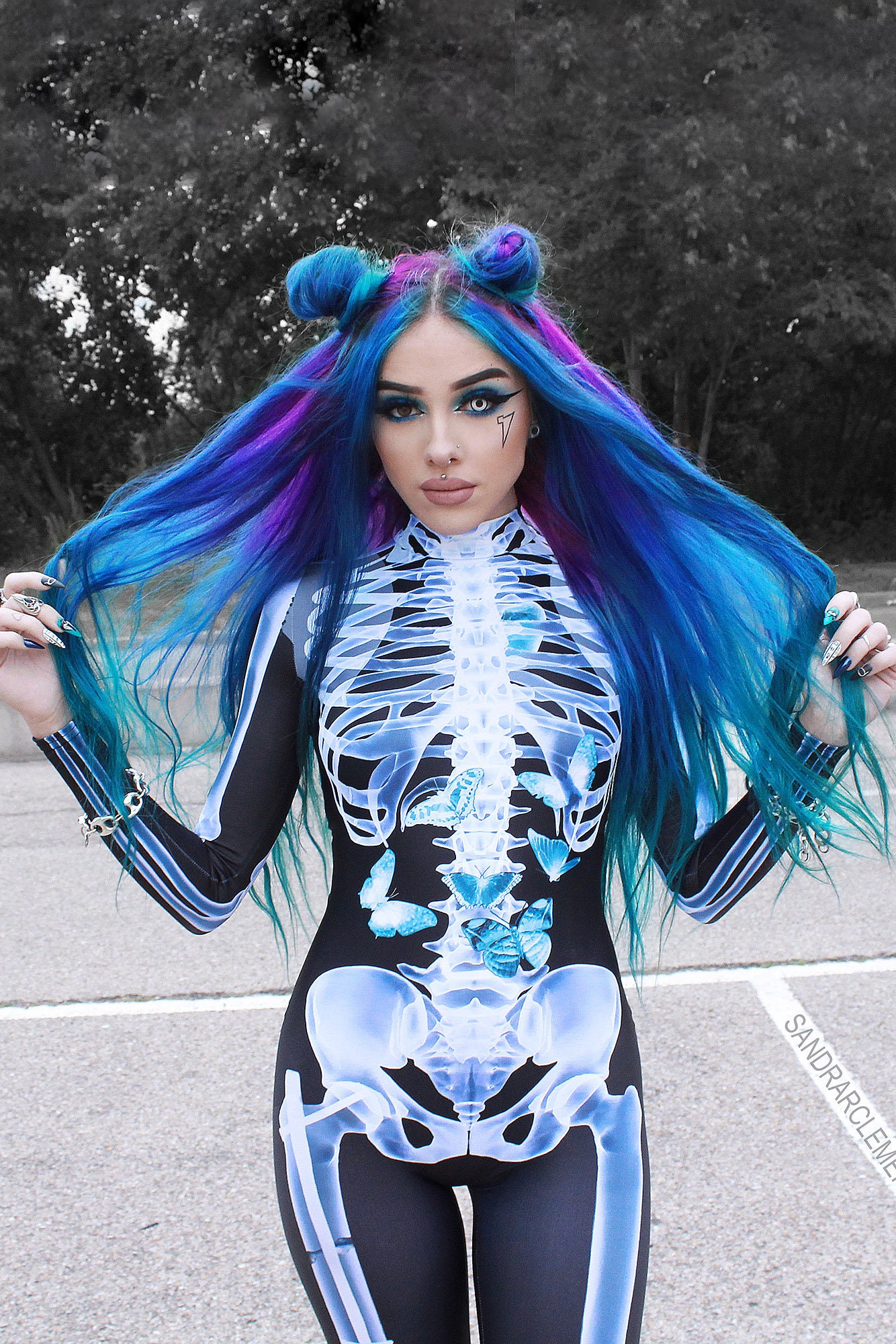 Skeleton Costume Womens Halloween Costume Halloween Adult picture