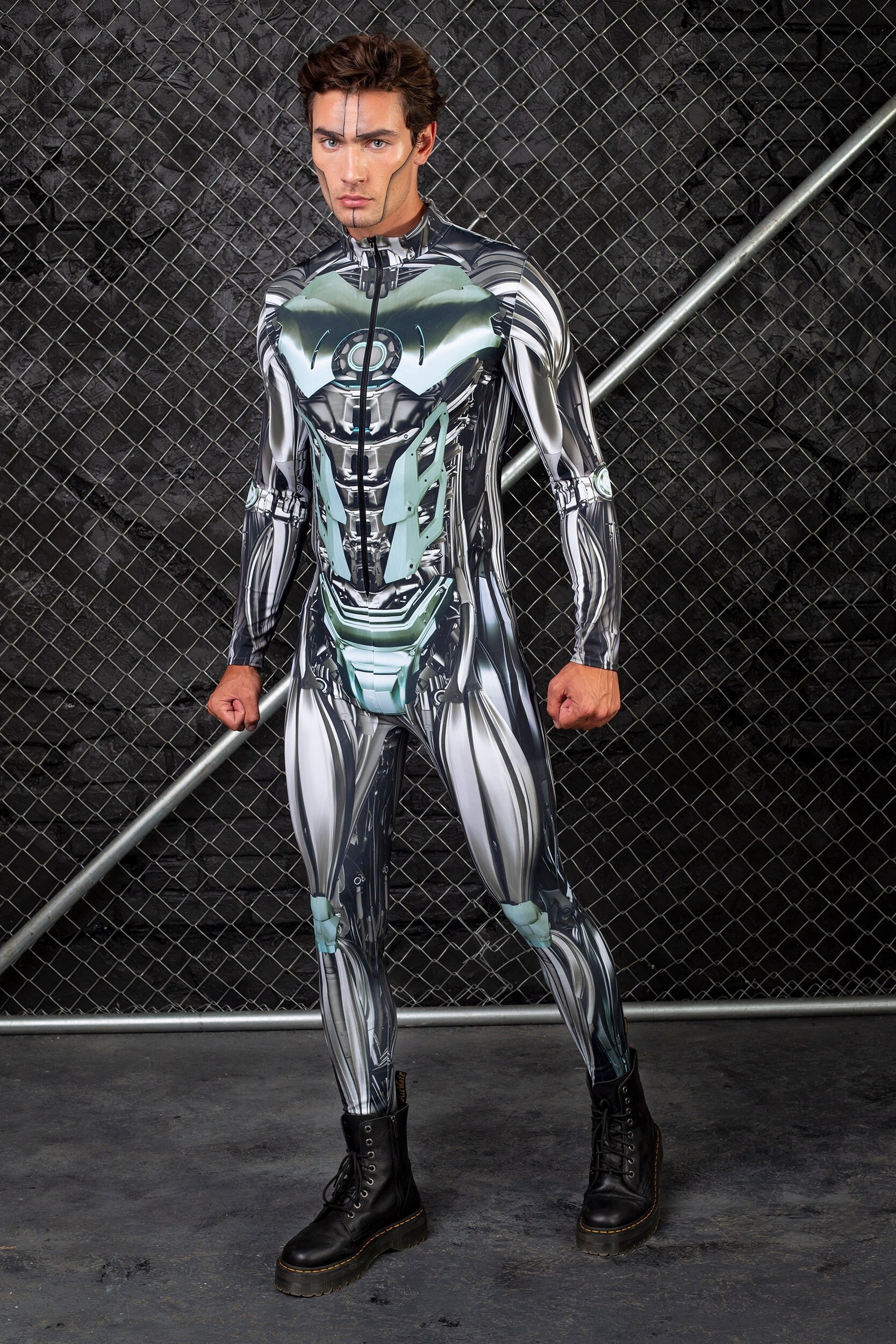 Festival Costume for Man Robot Costume Men Rave Costumes for Etsy UK
