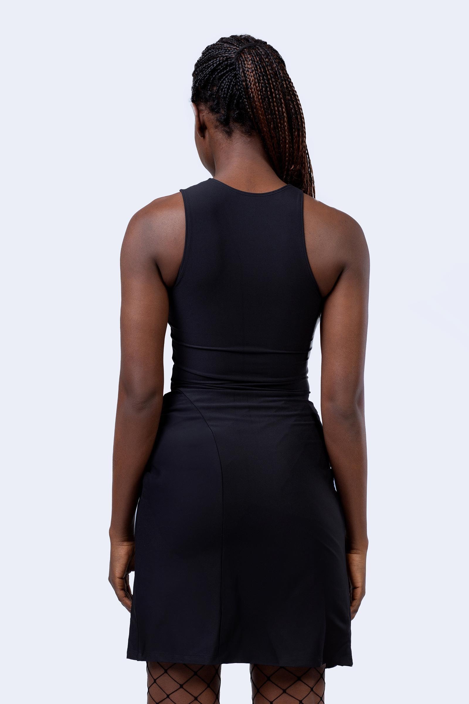 slim fit dress slacks Alai Cut-out Black Dress main image 1