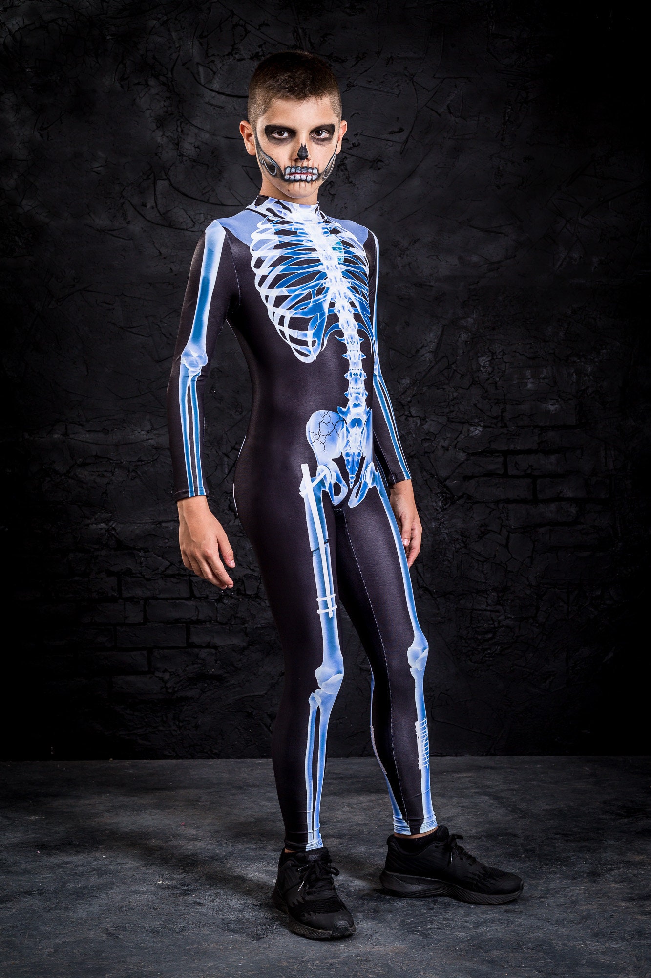 Boys Halloween Costume Kids Halloween Costume Boys Skeleton Etsy