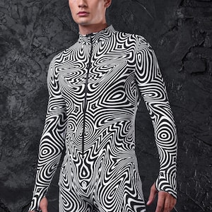 Tuta Rave Uomo, Tuta Maschile, Costume da Tuta, Abbigliamento Rave, Outfit Rave Uomo, Costume Burning Man, Abbigliamento Estetico, Moda Maschile