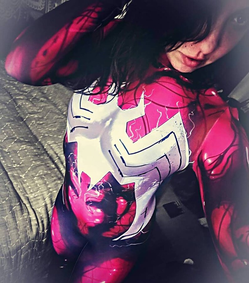Venom Inspired Halloween Costume Women Cosplay Halloween Etsy