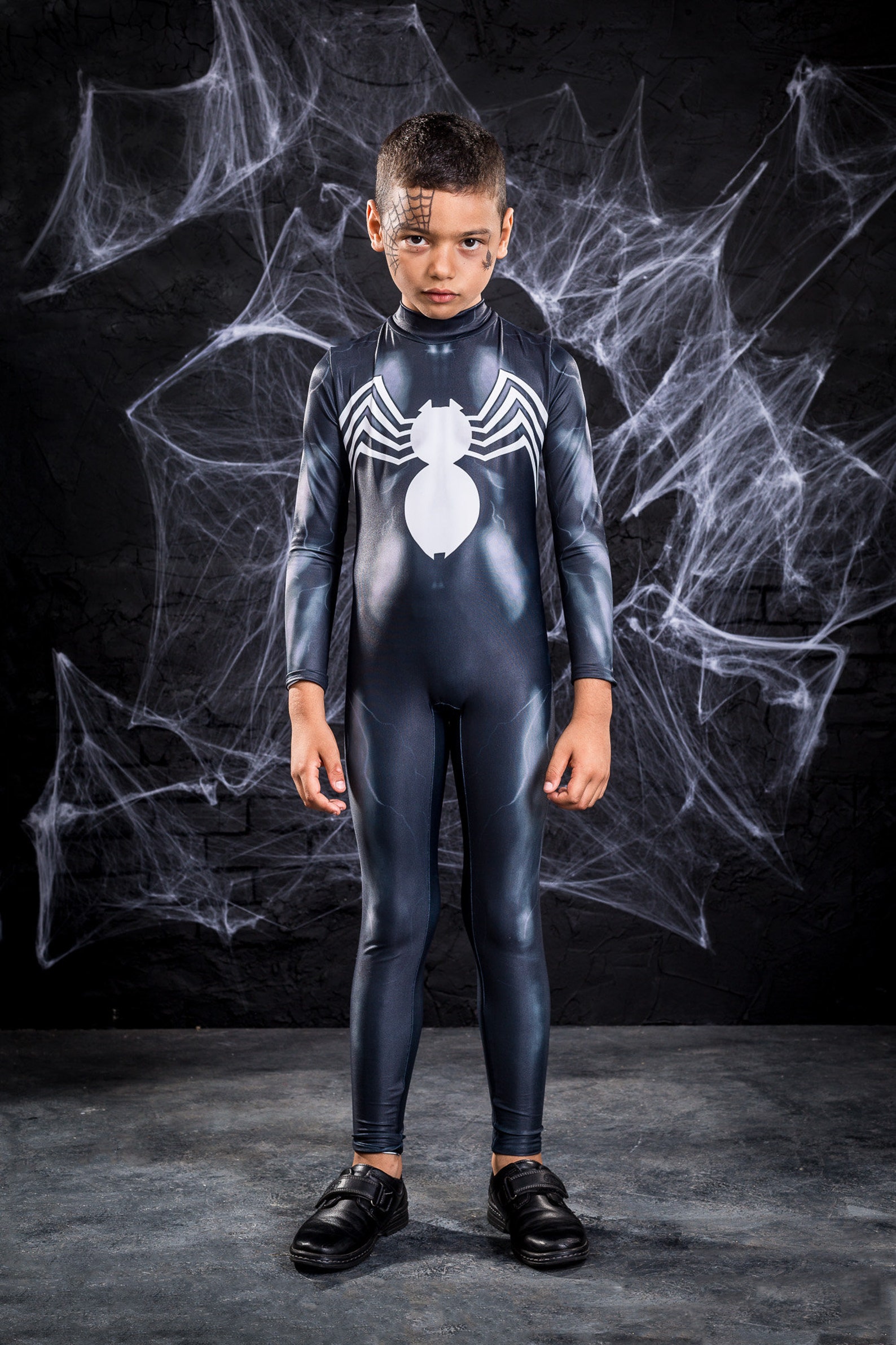Boy's Venom Spiderman Costume Boys Halloween Costume Etsy