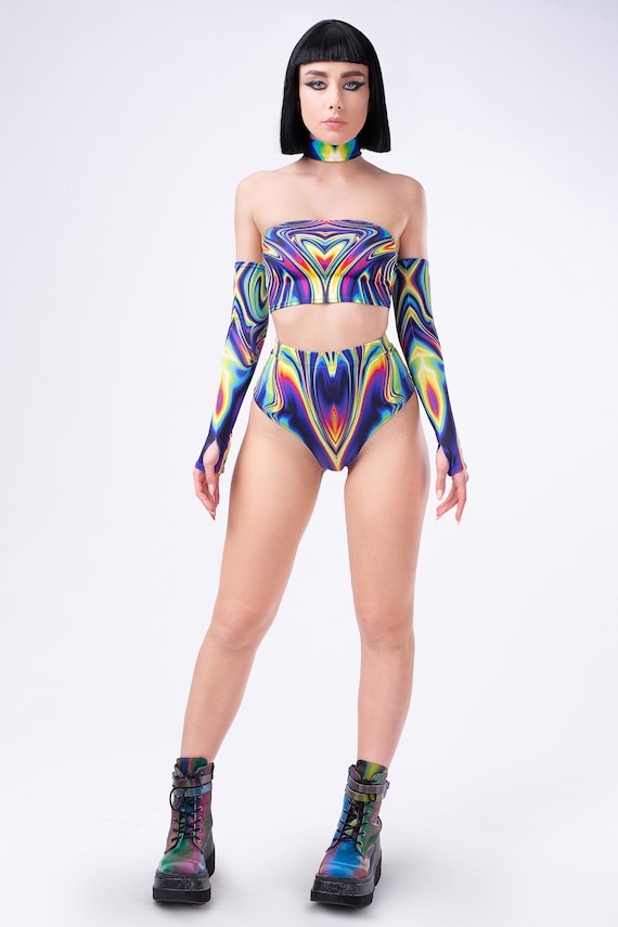 Rave Clothing Women, Rave Outfit Woman, Sexy Rave Clothes, Rave