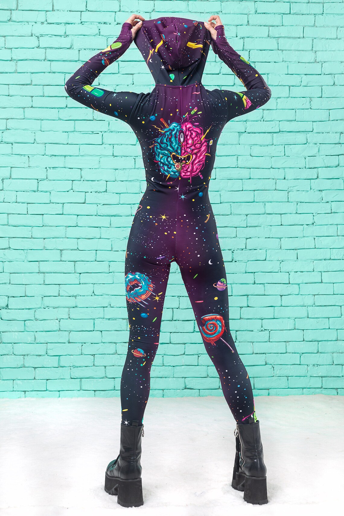 Galaxy Jumpsuit Galaxy Onesie Galaxy Clothing Burning Man Etsy