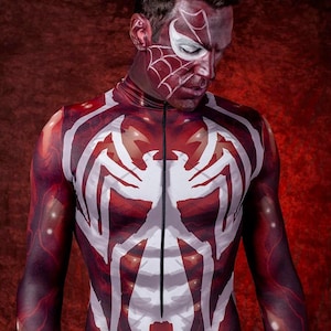 Spiderman Costume Men, Spiderman Cosplay Men, Venom Cosplay Costume for Men, Superhero Costume Man, Spider Man Costume, Venom Costume Man