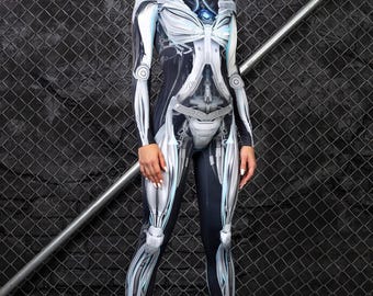 Halloween Costume Women, Halloween Cosplay Costume, Cyberpunk Costume, Cyberpunk Halloween Costume, Sexy Cosplay Costume for Women, BADINKA