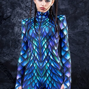 Psychedelic Bodysuit, Rave Outfit Woman, Festival Bodysuit, Burning Man Clothing Women, Psychedelic Clothing, Women Bodysuit, Rave Clothes