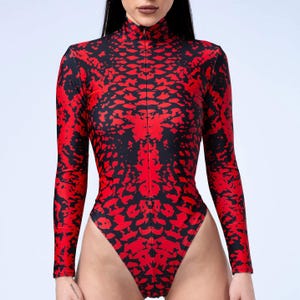Body sexy da festival, abbigliamento da festa per donna, costume da festival per donna, body da rave per donna, body da donna, body con stampa animalier per rave