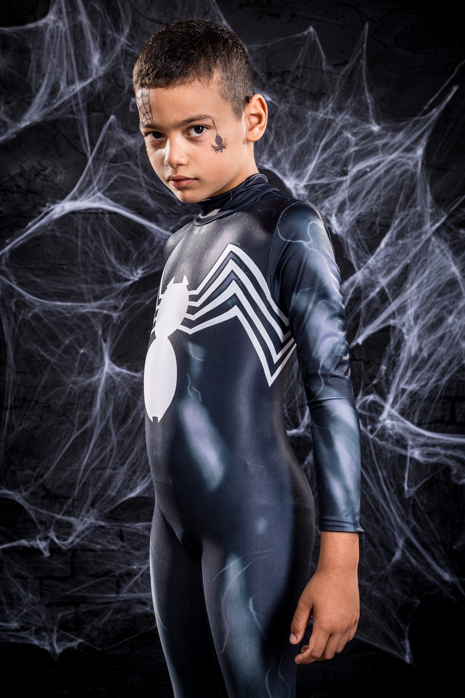 Boy's Venom Spiderman Costume Boys Halloween Costume Etsy