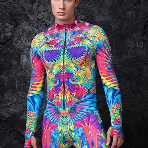 Rave Outfit Men, Festival Clothing Men, Rave Clothing Men, LGBTQ clothing, Burning Man Clothing Men, Festival Leotard Men, Sexy Man Bodysuit