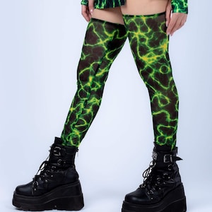 Leg Warmers For Woman, Rave Outfit Woman, Festival Clothing Woman, Rave Leg Sleeves, Festival Outfit, Rave Clothes, Festival Leg Sleeves