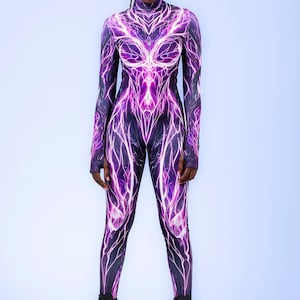 Festival Clothing, Rave Bodysuit Woman, Festival Costume Woman, Psychedelic Bodysuit, Festival Outfit Women, Rave Outfit, Bodysuit Woman