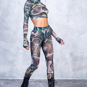 Transparent Top, Rave Crop Top, Mesh Shrug Top, Mesh Bolero, Festival Bolero, Long Sleeve Top