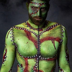 Frankenstein Costume, Mens Zombie Costume, Halloween Costumes for Men, Ghoul Costume for Men, Mens Cosplay Costume, Adult Halloween Costume