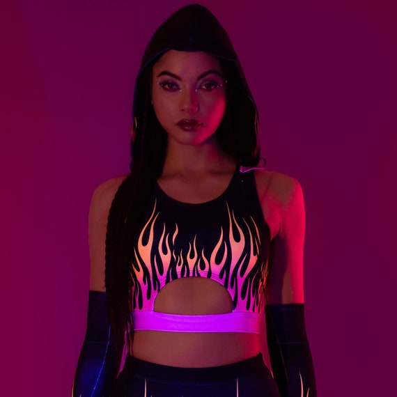reflective rave top