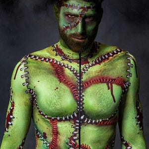 Frankenstein Costume, Mens Zombie Costume, Halloween Costumes for Men, Ghoul Costume for Men, Mens Cosplay Costume, Adult Halloween Costume