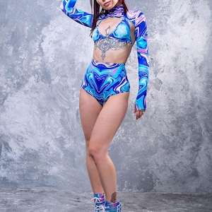 Rave Shrug, Festival Shrug, Rave Crop Top, Rave Outfit, Pole Dance Top, Festival Bra, Rave Bralette, Shrug Woman, Party Shrug, Rave Wear