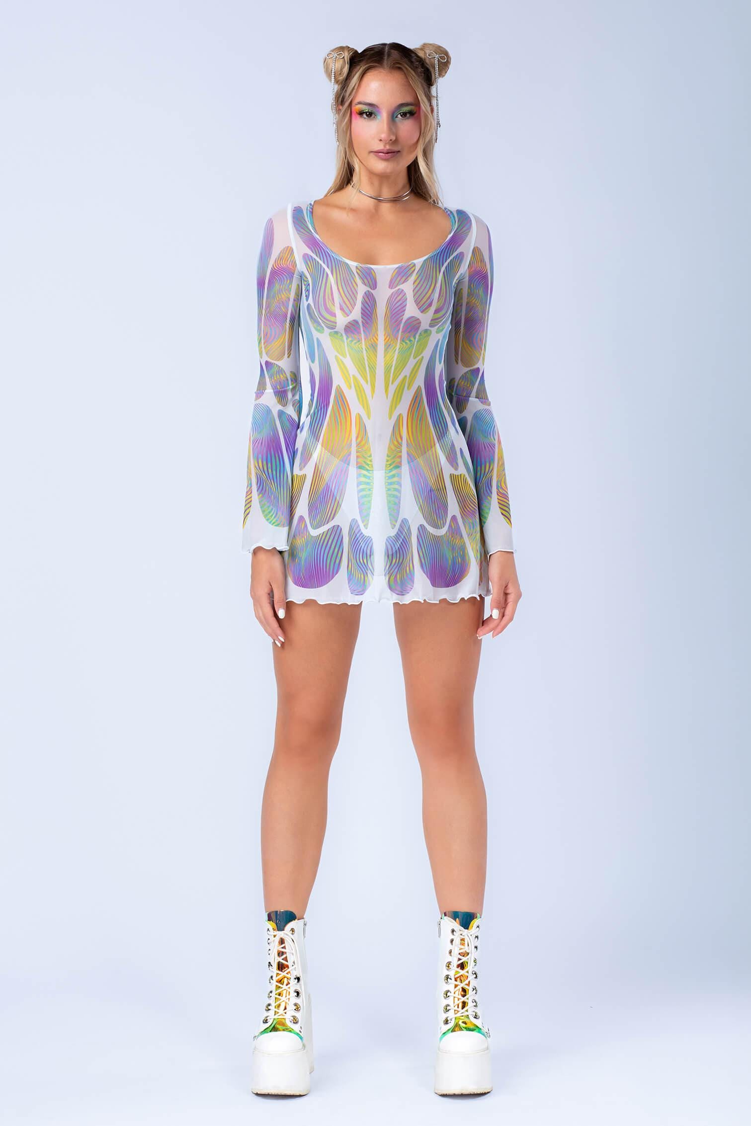 pride mesh dress adidas Pride Mesh Dress - Multicolor