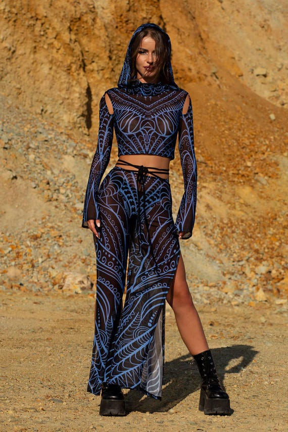 Mesh Hooded Set Woman, Festival Set for Women, Mesh Set Woman, Festival  Outfit Woman, Rave Clothing, Long Sleeve Set, Rave Outfit Woman - Etsy