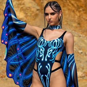 Festival Outfit, Rave Bodysuit, Burning Man Costume, Party Bodysuit, Rave Outfit, Festival Clothing Woman, Rave Clothing, Festival Clothes