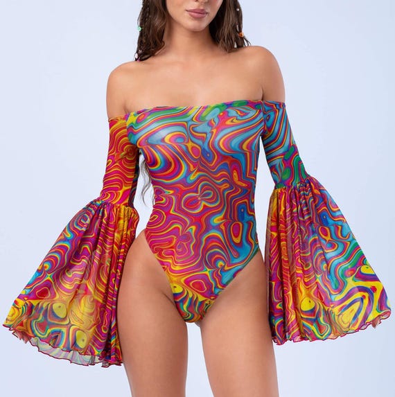 umschnalldildo mit spritzfunktion Pride Bodysuit Frau, Festival Outfit Frauen, Pride Outfit, Sexy Bodysuit,  Regenbogen Pride Kleidung, Sexy Festival Outfit, Festival Bodysuit
