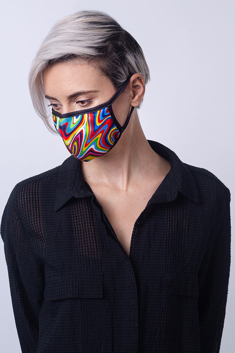 Reuse Face Mask Fashion Face Mask Face Mask Adults Anti Etsy