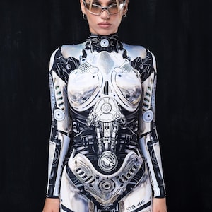 Halloween Costumes For Women, Futuristic Clothing, Halloween Costume Women, Robot Costume, Robot Couple Costumes, Halloween Clothing Woman