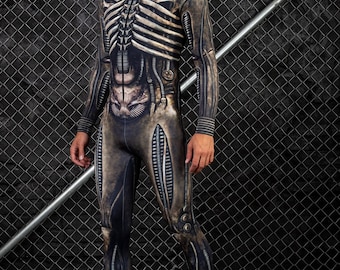 Alien Costume, Zombie Costumes For Men, Mens Festival Costume, Costumes for Men, Cosplay Costume Men, Festival Costumes Men, Men Costume