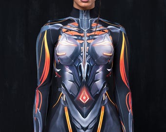 Sexy Robot Costume, Halloween Costumes For Women, Cyber Halloween Costume, Halloween Adult Costume Women, Alien Costume, Cyberpunk Costume