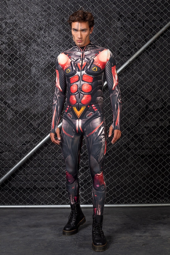 Armor Costume Men Halloween Costumes for Men Robot Costume Mens