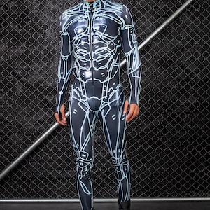 Robot Costume, Cyber Costume Men, Halloween Costumes For Men, Mens Halloween Costume, Halloween Adult Costume, Cosplay Costume Men, Badinka