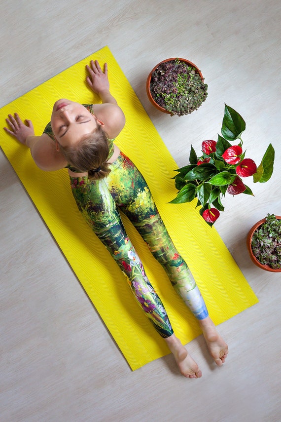Womens Leggings Yoga Green Yoga Clothes 
